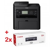 Canon i-SENSYS MF237w Printer/Scanner/Copier/Fax + 2x Canon CRG-737