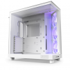 Кутия NZXT H6 Flow RGB Matte White - Middle Tower