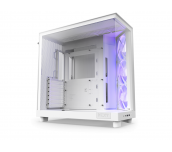 Кутия NZXT H6 Flow RGB Matte White - Middle Tower