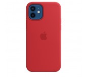 Apple iPhone 12/12 Pro Silicone Case with MagSafe - (PRODUCT)RED