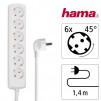РАЗКЛОНИТЕЛ HAMA 6 ГНЕЗДА 1.4 МЕТРА
