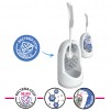 КОМПЛЕКТ ЧЕТКА WC С ПОСТАВКА YORK BACTERIA STOP BL-WH