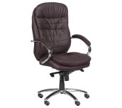 СТОЛ ДИРЕКТОРСКИ SOYER ЕСТ.КОЖА  КАФЯВ