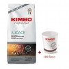 КАФЕ НА ЗЪРНА KIMBO AUDACE 1КГ + ЧАШИ 100БР.
