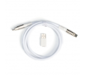 Кабел за клавиатура Keychron Double-Sleeved Geek - White