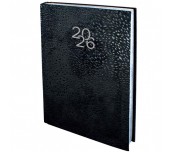 БЕЛЕЖНИК С ДАТИ ЧЕРЕН НАБУК В КУТИЯ 168Л СРЕБЪРНА ПОРЕЗКА