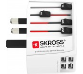 Адаптер SKROSS PRO MUV 4 x USB-A, 1.302961, World, Бял