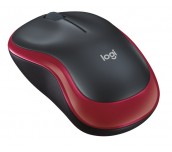 Logitech Wireless Mouse M185 - RED - 2.4GHZ - N/A - EWR2 - 10PK ARCA AUTO