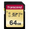 Transcend 64GB SD card UHS-I U3, MLC