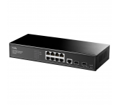 Суич Cudy GS2008S2, L2, 8 x Gigabit Ethernet ports, 2 x SFP, 128MB RAM