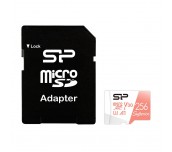 Карта памет Silicon Power Superior 256GB, microSDXC, Class 10, SD Adapter