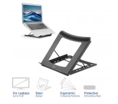Сгъваема стойка за лаптоп ACT AC8145, 5 позиции, Черен