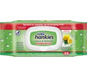 МОКРИ КЪРПИ HANKIES LEMON АНТИБАКТЕРИАЛНИ 72БР