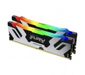 Памет Kingston Fury Renegade Silver RGB 32GB(2x16GB) DDR5 6400MHz KF564C32RSK2-32