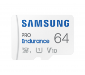 Карта памет Samsung PRO Endurance, microSDHC, UHS-I, 64GB, Адаптер