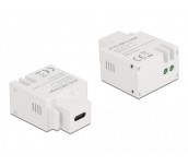 Модул Delock, USB-C порт за зареждане, За монтаж на панел Keystone