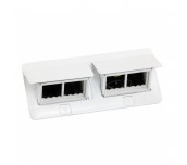 8 МОДУЛНА ПОП-ЪП КУТИЯ ЗА ВГРАЖДАНЕ LGR 654004 БЯЛ + КИТ