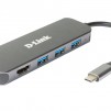 D-Link 5-in-1 USB-C Hub with HDMI/Power Delivery