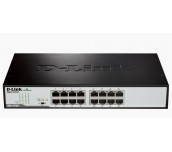 D-Link 16-Port 10/100/1000Mbps Copper Gigabit Ethernet Switch, rack mountable