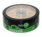 DVD+R MAXELL, 4,7 GB, 16x, 25 бр.