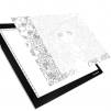 LED светеща подложка за рисуване HUION LED light pad L4S, USB, Черен