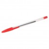 50 БРОЯ ХИМИКАЛКА STICK ПРОЗРАЧНО ТЯЛО ЧЕРВЕН