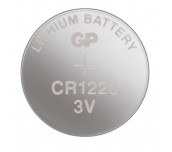 Литиева бутонна батерия GP CR-1220 3V 5 бр. в блистер /цена за 1 бр./