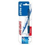 ХИМИКАЛКА PILOT SUPER GRIP В БЛИСТЕР СИН