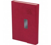 БЕЛЕЖНИК С ДАТИ МАГНИТЕН КАПАК 14.5Х21 168Л ЧЕРВЕН