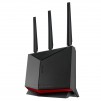 Asus Gaming Wireless Router, RT-BE86U, BE6800, Dual-Band, Quad-Core 2.6GHz CPU, 256MB/1GB Flash/RAM, 4K-QAM, MLO, 10G port, 2.5G quad-port, AiProtection Pro, Adaptive QoS, VPN Fusion, Instant Guard, I
