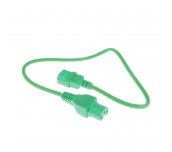 Захранващ кабел ACT, C14 - C15, 2m, Зелен