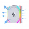 Вентилатор Lian Li UNI FAN SL Wireless ARGB PWM Reverse Blade - 120 mm Бял