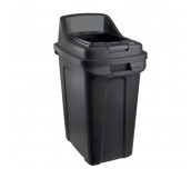 КОШ С КАПАК РАЗДЕЛНО СМЕТОСЪБИРАНЕ PLANET 50Л ЧЕРЕН