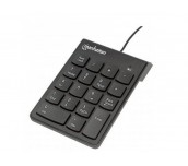 КЛАВИАТУРА ЦИФРОВА MANHATTAN 19 КЛАВИША USB ЧРН