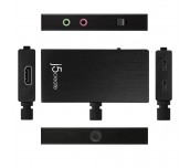 Кепчер адаптер j5 create JVA02, HDMI към USB-C, PD, Черен