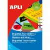 ЕТИКЕТИ ФЛУОРЕСЦЕНТНИ APLI Ф60 А4 12БР/ЛИСТ 20Л
