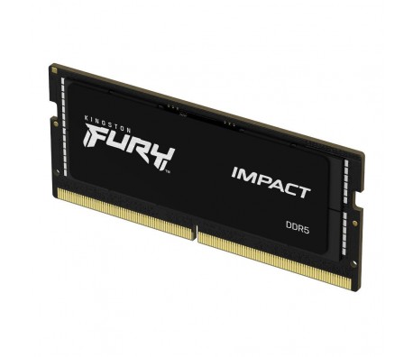 Памет Kingston FURY IMPACT, 32GB, SODIMM, DDR5, PC4-38400, 4800MHz, CL40, KF548S38IB-32