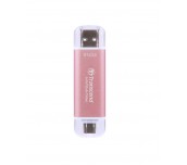 Transcend 512GB, USB External SSD, ESD310P, USB 10Gbps, Type C/ A, Pink