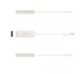Адаптер j5create JCA140, USB-C към 4K DisplayPort, Бял
