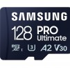 Samsung 128GB micro SD Card PRO Ultimate with Adapter , UHS-I, Read 200MB/s - Write 130MB/s, U3, V30, A2