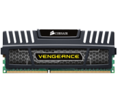 Памет Corsair DDR3, 1600MHz 4GB (1 x 4GB) 240 Dimm, Unbuffered, 9-9-9-24, Vengeance Black Heatspreader, Core i7, Core i5 and Core 2/AMD Phenom II - Dual Channel, 1.5V
