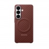 Samsung S26 Carbon Magnet Case Coral Red