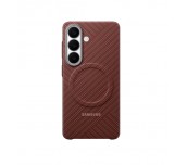 Samsung S26 Carbon Magnet Case Coral Red