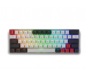Геймърска безжична клавиатура Spartan Gear Pegasus 2 RGB White/Grey