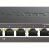 Суич D-Link DGS-1008P, 4x PoE + 4 x стандартни, 10/100/1000, Gigabit,