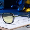 Геймърски очила GUNNAR Fallout Vault 33 Gunmetal/Olive - Amber