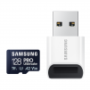 Карта памет Samsung PRO Ultimate, microSDXC, UHS-I, 128GB, Адаптер, USB четец