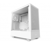 Кутия NZXT H5 Flow RGB Matte White, Mid-Tower