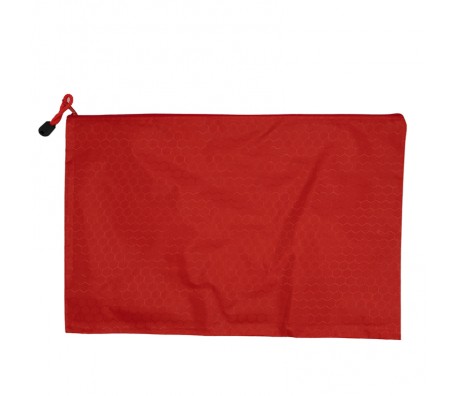 ПАПКА С ЦИП ТЕКСТИЛ B4 37СМ X27СМ ЧЕРВЕН