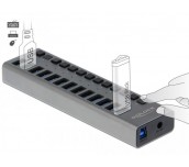 USB хъб Delock, 13 x USB-A, DELOCK-63738